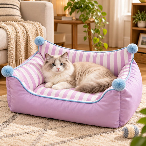 All-Season Pet Sofa Bed – Bolsters & Pillow
