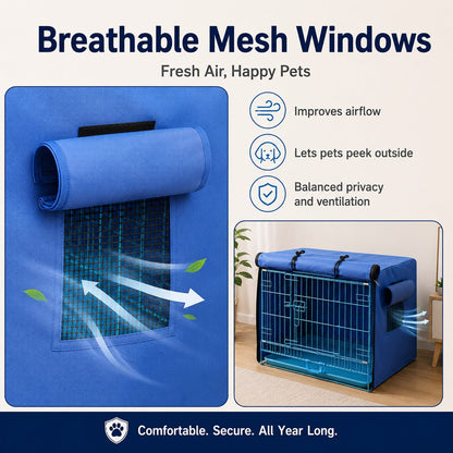All-Weather Dog Crate Cover – Privacy & Rain Shield