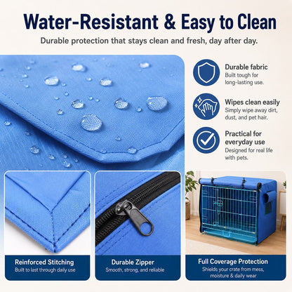 All-Weather Dog Crate Cover – Privacy & Rain Shield