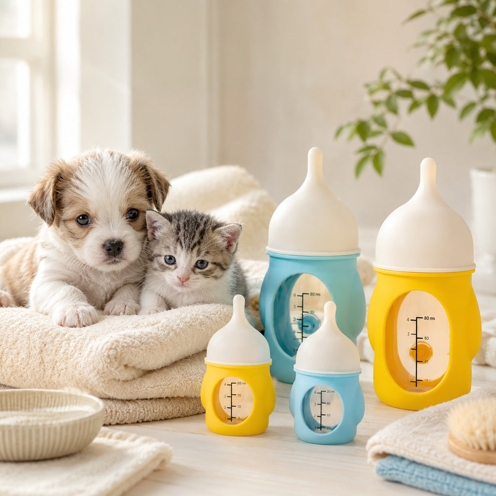 Puppy & Kitten Nursing Bottle – Anti-Choke Gentle Feeding