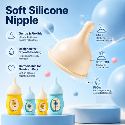 Puppy & Kitten Nursing Bottle – Anti-Choke Gentle Feeding