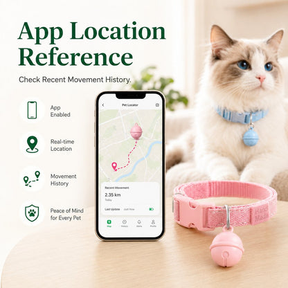 Smart Tracker Bell Collar – Find Hiding Pets Fast