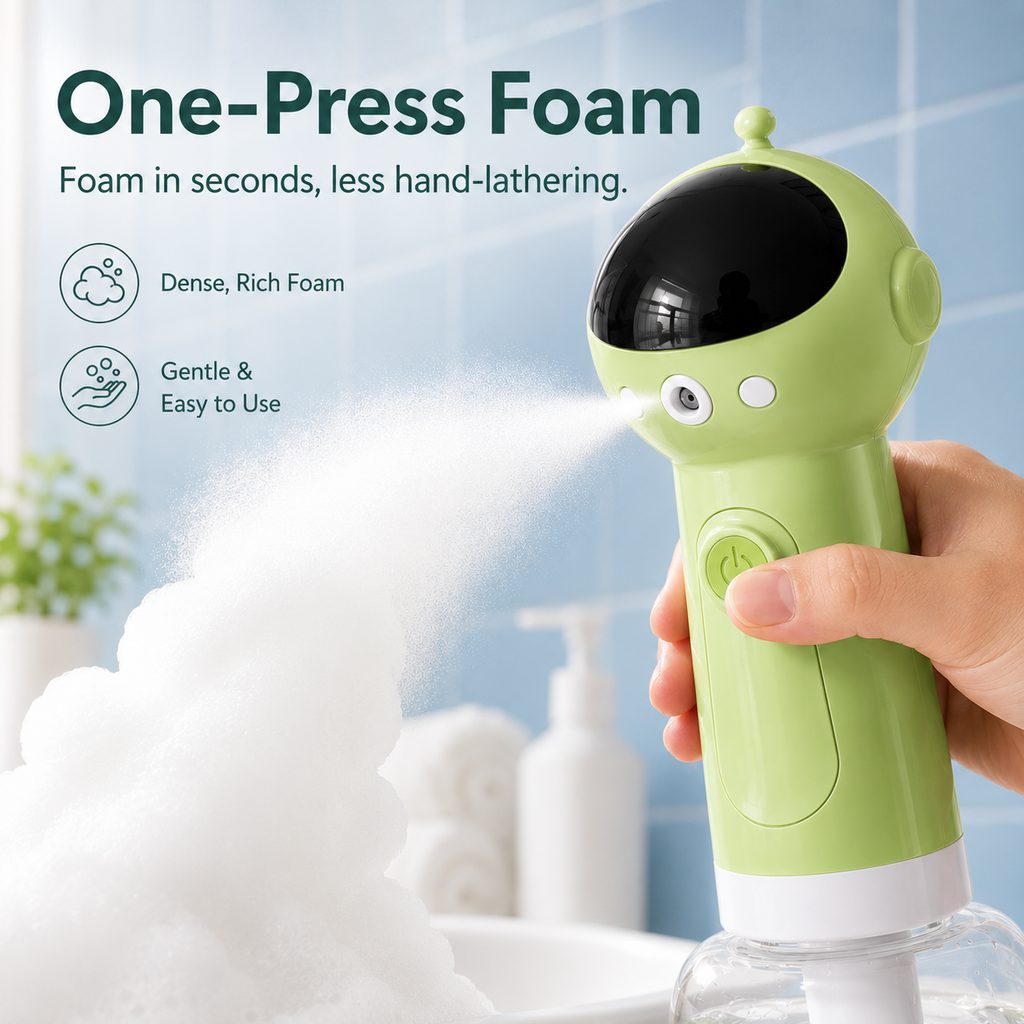 Pet Bath Foam Sprayer – Dense Bubbles, Less Scrubbing