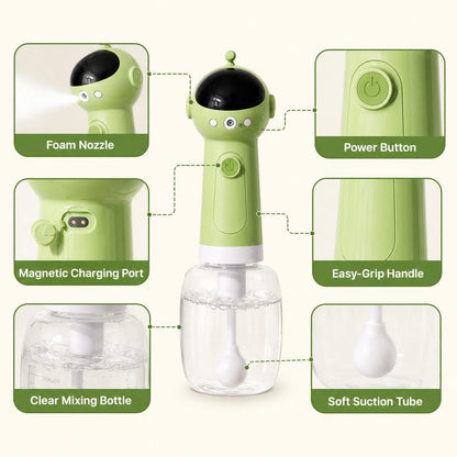 Pet Bath Foam Sprayer – Dense Bubbles, Less Scrubbing