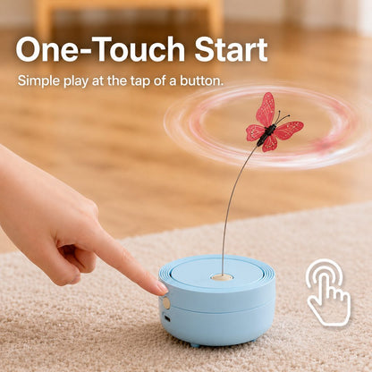 Automatic Butterfly Cat Toy – Hands-Free Self-Play