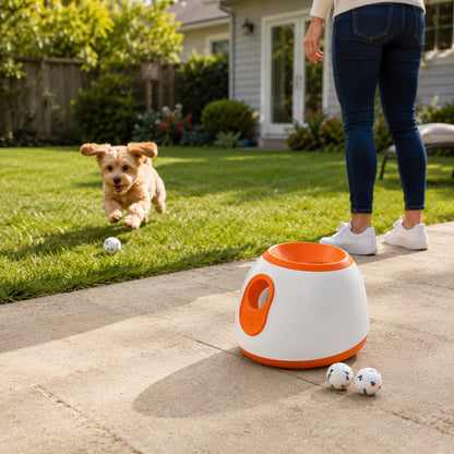 Mini Automatic Dog Ball Launcher – Fetch Made Easy