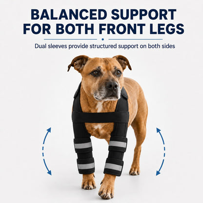 Double Front Leg Dog Brace – Steadier Walking