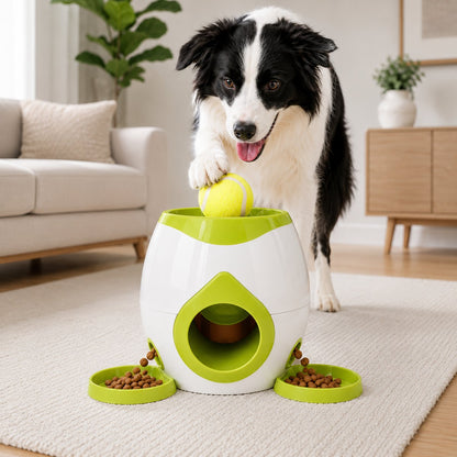 Ball-Activated Dog Puzzle Feeder – Play & Slow Eating