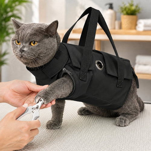 Cat Carrier & Grooming Bag – Easy Paw Access