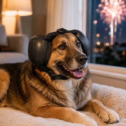 Dog Noise-Reducing Ear Muffs – Calm During Fireworks