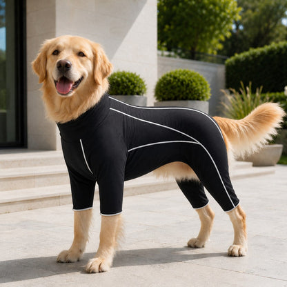 Four-Leg Dog Jumpsuit – Contains Loose Fur & Dirt