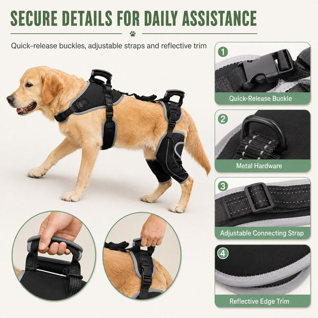 Full-Body Lift Harness – Dual Rear-Leg Support