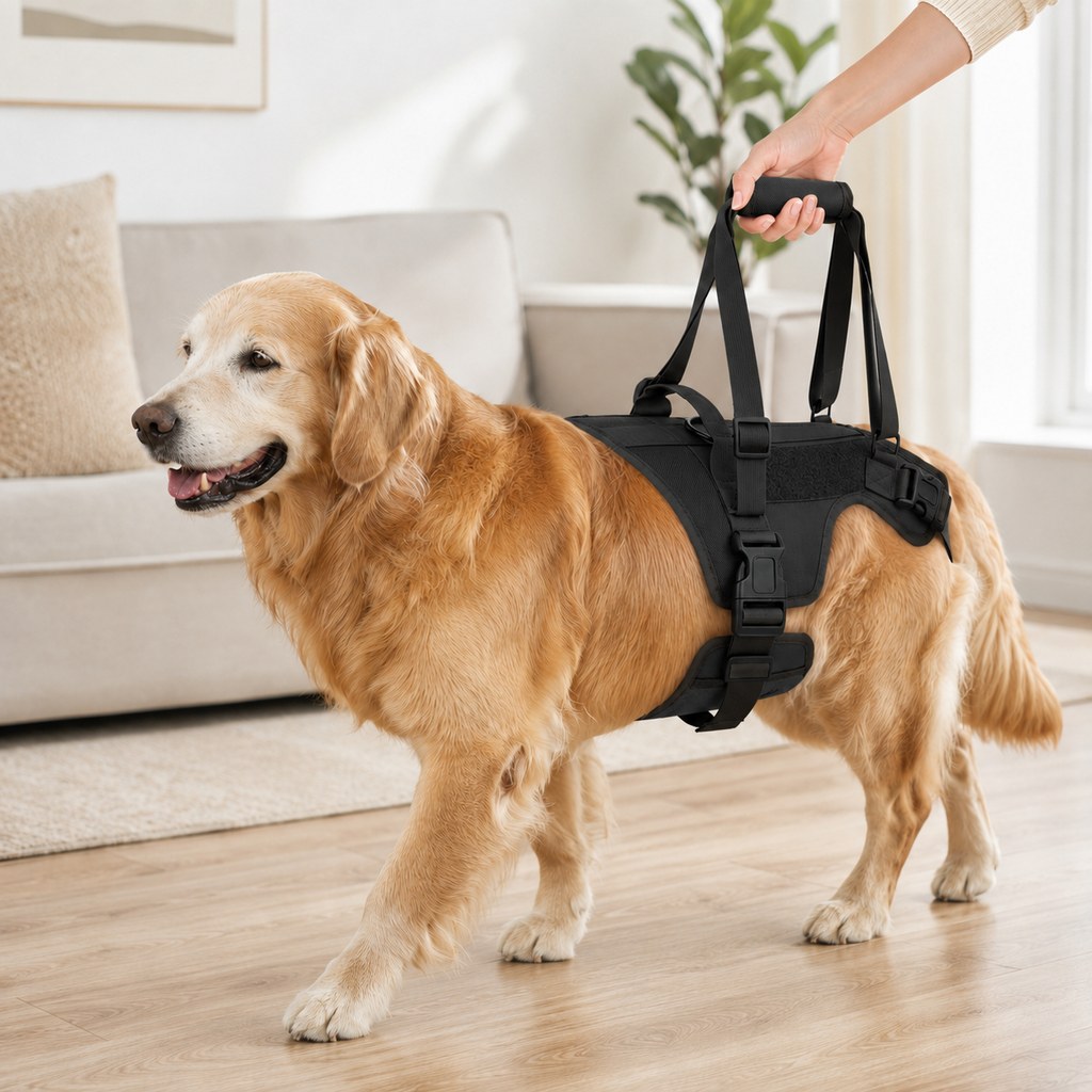 Full-Body Dog Lift Harness – Stairs & Car Support
