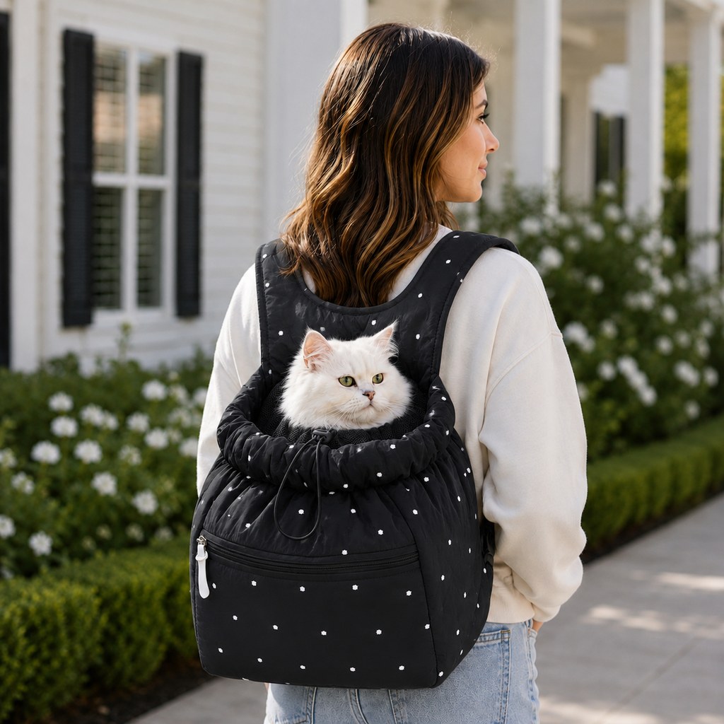 Hands-Free Pet Carrier Backpack – Breathable & Light