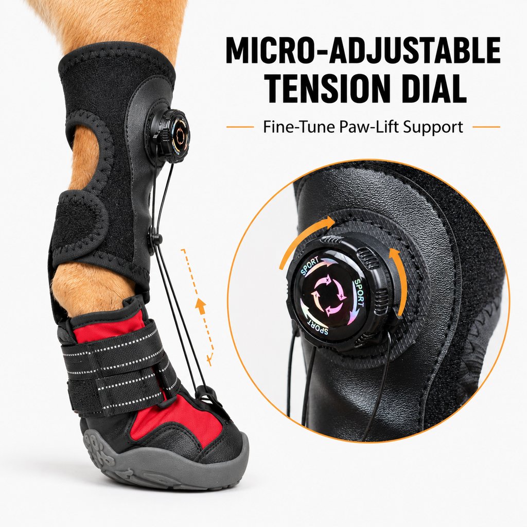 Paw-Lift Support Dog Boots – Stops Paw Dragging