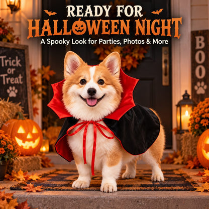 Vampire Dog Cape – Easy Halloween Costume