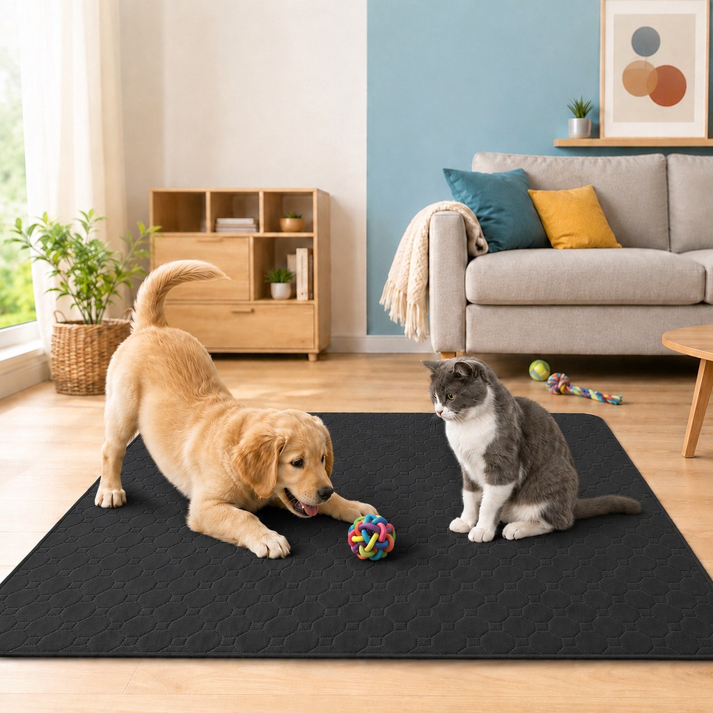 Washable Pet Pee Pad – Absorbent Non-Slip Mat