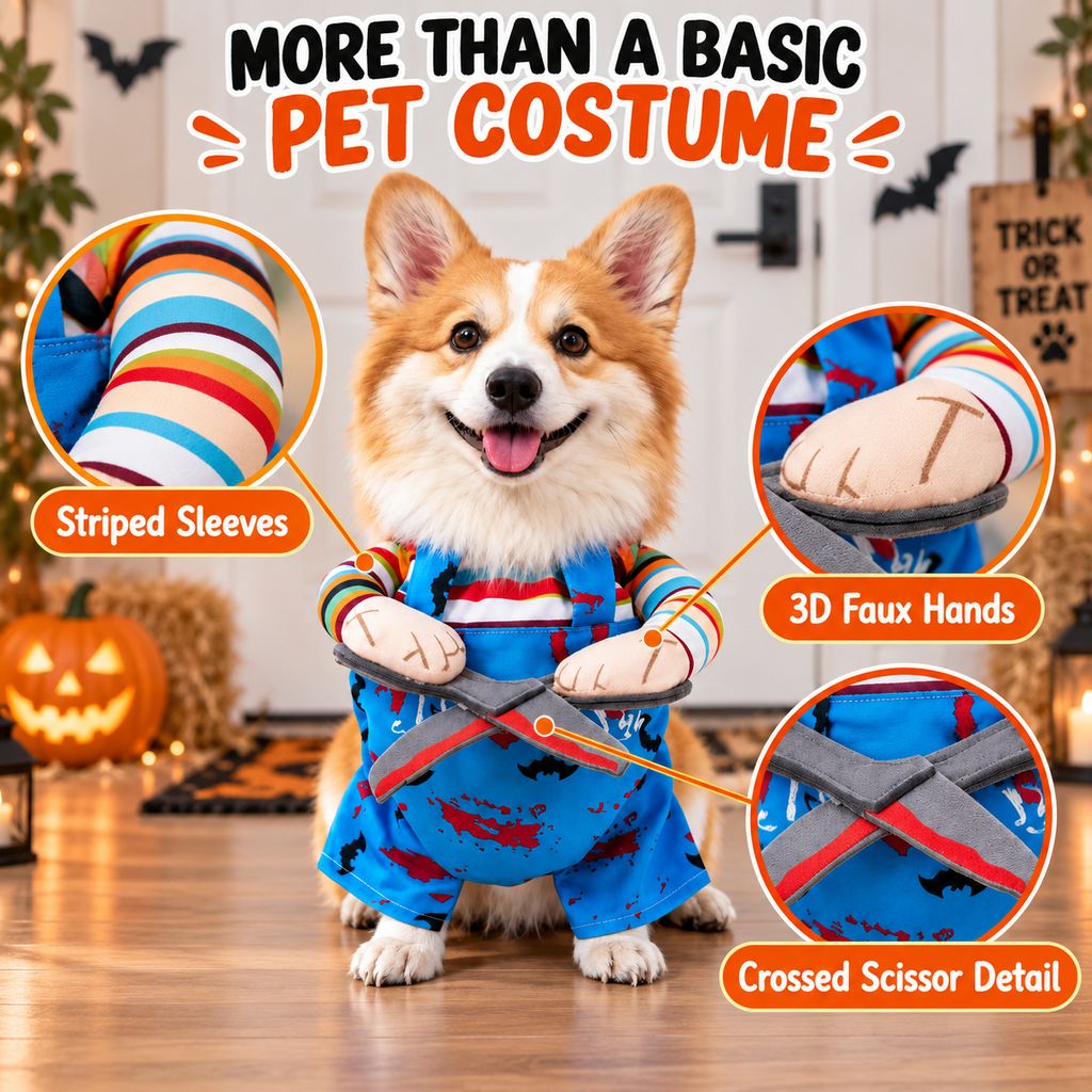 Scissor Hands Dog Costume – Standout Halloween Look