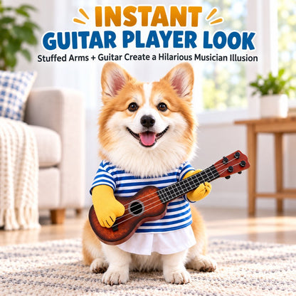 Guitar Player Dog Costume – Funny Halloween Look