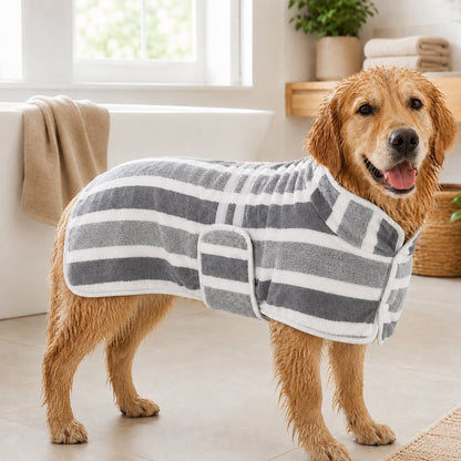 Wearable Dog Drying Towel – Hands-Free & Absorbent