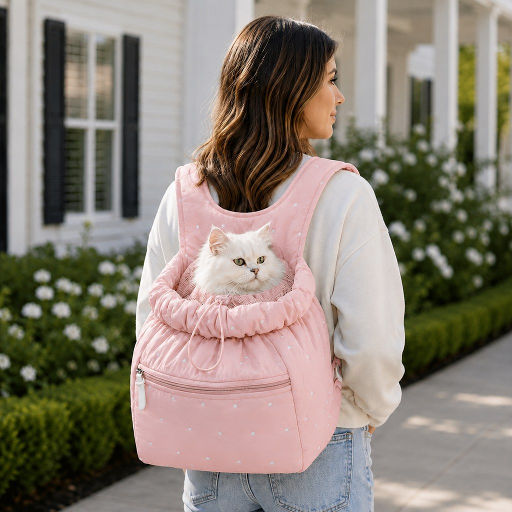 Hands-Free Pet Carrier Backpack – Breathable & Light