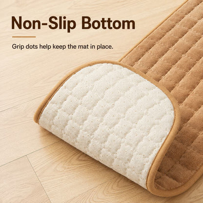 Plush Pet Bed Mat – Detachable Bone Pillow