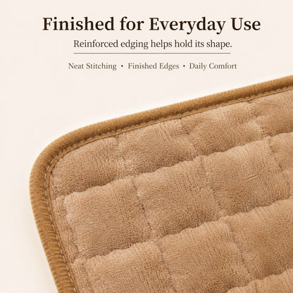 Plush Pet Bed Mat – Detachable Bone Pillow
