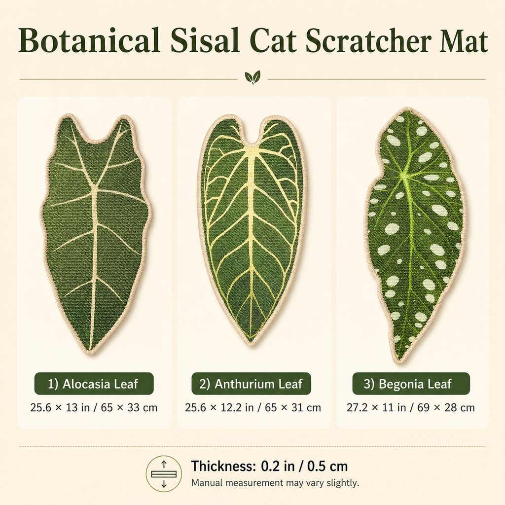Botanical Sisal Cat Scratch Mat – Saves Furniture