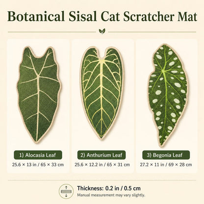 Botanical Sisal Cat Scratch Mat – Saves Furniture