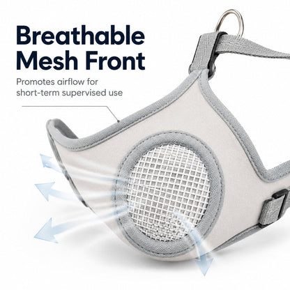 Breathable Mesh Dog Muzzle – Safer Walks & Vet Visits