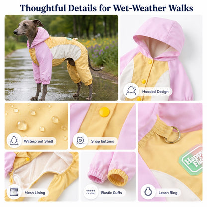 Waterproof Dog Rain Suit – Full-Body Mud Protection
