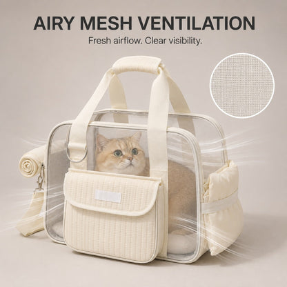 Breathable Mesh Pet Carrier Tote – Comfy Outings