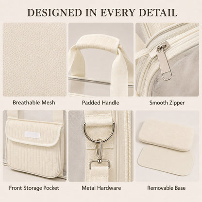 Breathable Mesh Pet Carrier Tote – Comfy Outings