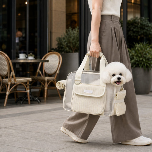 Breathable Mesh Pet Carrier Tote – Comfy Outings
