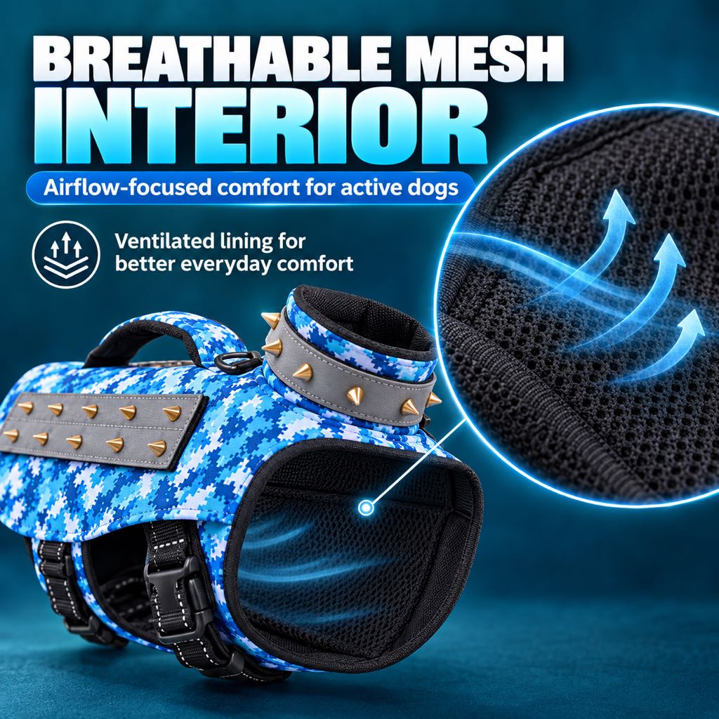 Anti-Bite Protective Dog Vest – Neck & Body Guard