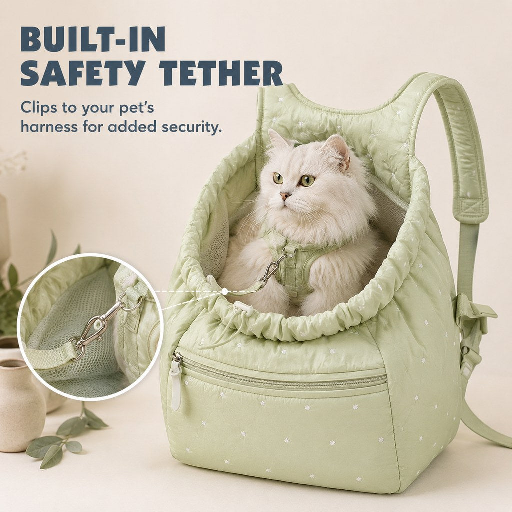 Hands-Free Pet Carrier Backpack – Breathable & Light