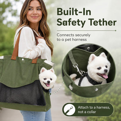 Breathable Pet Carrier Tote – Easy Shoulder Carry