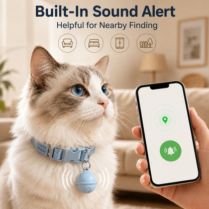Smart Tracker Bell Collar – Find Hiding Pets Fast