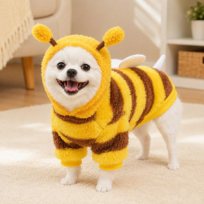 Bumblebee Dog Hoodie – Wings or Four-Leg Fleece