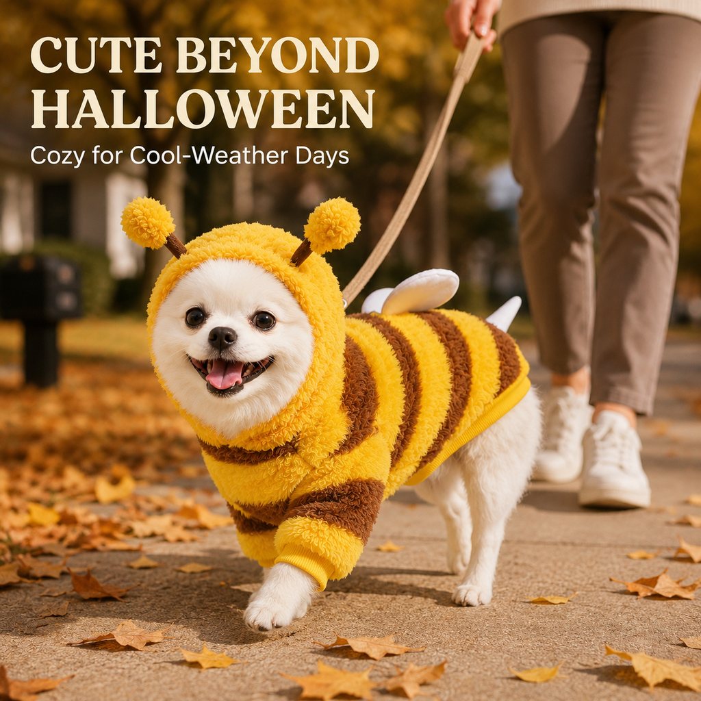 Bumblebee Dog Hoodie – Wings or Four-Leg Fleece