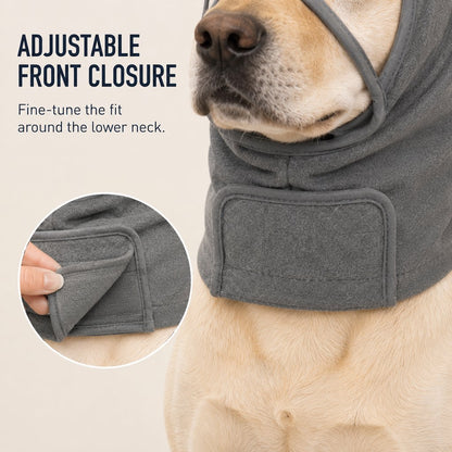 Calming Dog Hood – Stress Relief for Grooming & Storms