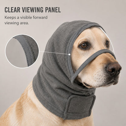 Calming Dog Hood – Stress Relief for Grooming & Storms