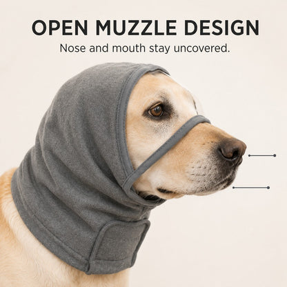 Calming Dog Hood – Stress Relief for Grooming & Storms