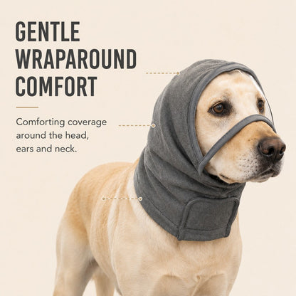 Calming Dog Hood – Stress Relief for Grooming & Storms