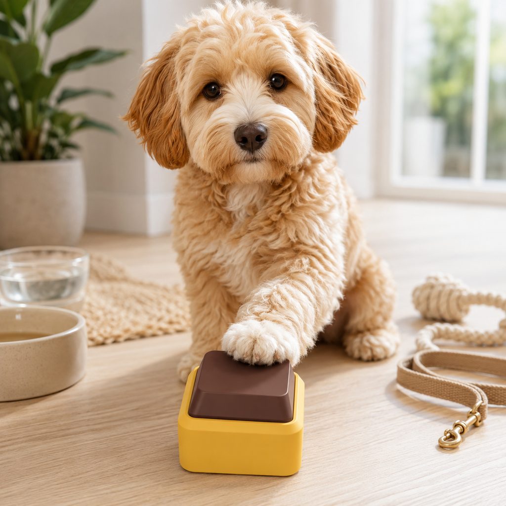 Recordable Pet Talking Buttons – Teach Your Pet to Ask