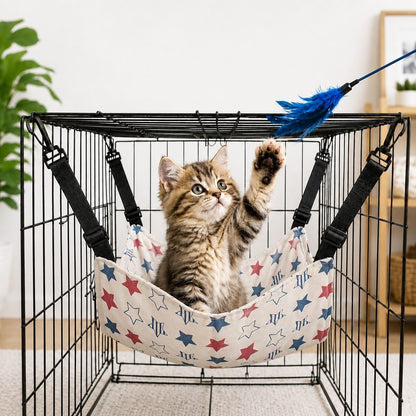 Reversible Cat Cage Hammock – Space-Saving Crate Bed