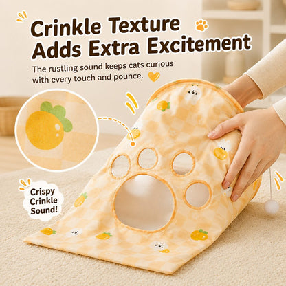 Cat Crinkle Play Sack – Hide & Pounce Fun