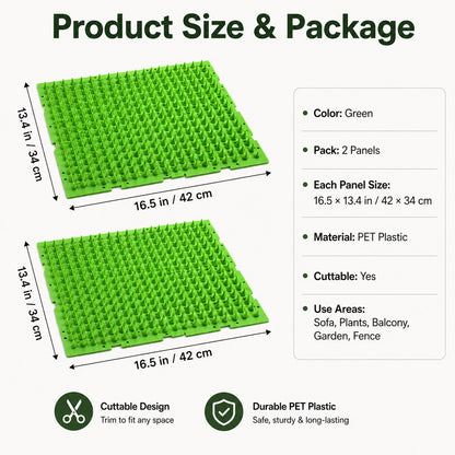 Cut-to-Fit Cat Deterrent Mat 2-Pack – Protects Furniture