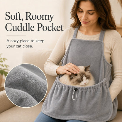 Cat Grooming & Cuddle Apron – Easy Nail Trims