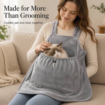 Cat Grooming & Cuddle Apron – Easy Nail Trims
